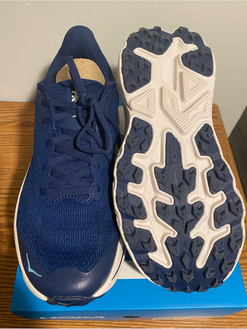 Hoka Women’s Navy Blue Athletic Running Shoes - Picture 4 of 7